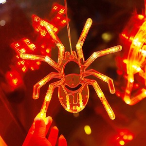 Luces Decorativas de Cadena LED para Halloween, Calabazas, Fantasmas, Murciélagos, Arañas, con Ventosas para Ventanas, Decoración Interior y Exterior para Fiestas - Product Image 4