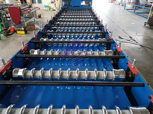 Machine de formage de tôles ondulées galvanisées IBR, machine de fabrication de tôles de toiture en métal revêtues d'aluminium-zinc - Product Image 5