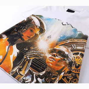 <span class=keywords><strong>T</strong></span>-<span class=keywords><strong>Shirt</strong></span> di Lusso da <span class=keywords><strong>Uomo</strong></span> di Alta Qualità, Abbigliamento Streetwear con Stampa DTG, Magliette Grafiche Vintage Oversize per <span class=keywords><strong>Uomo</strong></span> - Product Image 2
