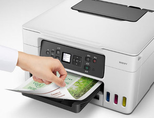 Impresora de Inyección de Tinta a Color Canon GX3080, Compacta Todo en Uno, Impresión Dúplex Automática, Inalámbrica, Suministro Continuo de Tinta GX308 - Product Image 2
