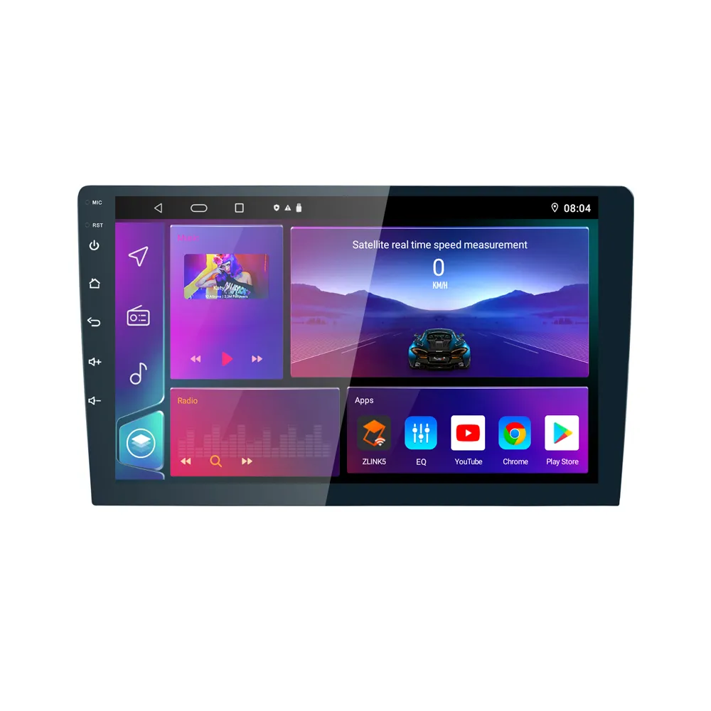 Écran tactile universel de 9 pouces Autoradio Android Autoradio de voiture Lecteur multimédia