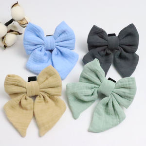 <span class=keywords><strong>Collar</strong></span> de Perro de Algodón de Lujo <span class=keywords><strong>2026</strong></span> con Lazo Marinero Desmontable, Diseño de Fabricante Original, para Verano, Halloween, Color Sólido, Ecológico, Ajustable - Product Image 1