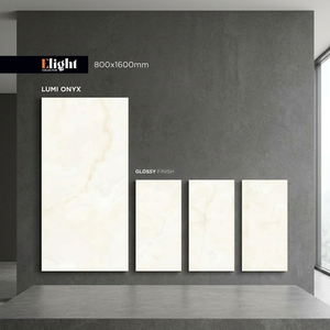 Azulejos de Porcelana Pulida Fogg Cloud White de 800x1600 mm, Azulejos de Cerámica con Aspecto de Mármol de 80x160 cm para Piso y Pared - Product Image 3