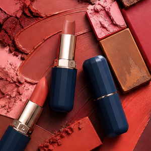Premium High Quality Matte Luxury Multicolor Texture Natural Long Lasting <b>Lipstick</b> Party Makeup Black Tube Private Label - Product Image 5