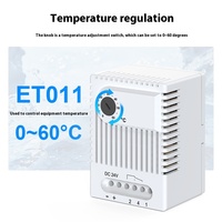 Thermostat de cabinet pour ventilateur mécanique ET011, interrupteur de contrôle de température, contrôleur de température réglable, composants électroniques