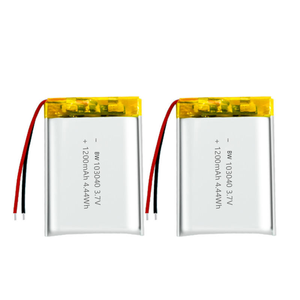 BW-103040 3,7 В 1200 мАч 800 цикл CE/RoHS/UN38.3/MSDS полимерная аккумуляторная батарея литиевая Lipo аккумуляторная батарея - Product Image 4