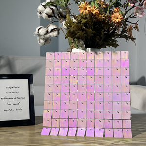 Panel için renkli pullu pırıltılı duvar zemin panelleri parti dekor için düğün yıldönümü doğum günü nişan - Product Image 4