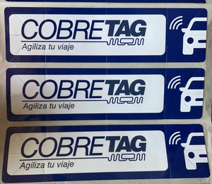 Transpondedor de incrustaciones de papel de etiqueta RFID antieliminación con lectura de mayor alcance para el seguimiento de activos del parabrisas del vehículo - Product Image 4