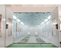 Cabine de peinture automobile économique Yingma YM-QCKQF-001, directement de l'usine, puissance totale de 31 kW, idéale pour les ateliers de carrosserie débutants