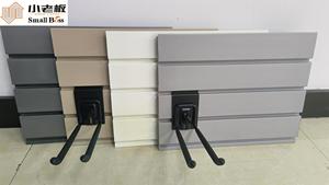 Mur à lattes en pvc système de lattes panneau de magasin mur à lattes mur à lattes en pvc avec crochets et autres accessoires - Product Image 4