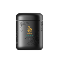 Brûleur d'encens électrique portable haut de gamme, rechargeable par USB, certifié ISO, décoration parfumée islamique pour la maison