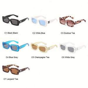 Gafas de Sol Cuadradas Retro de Moda para Mujer con Logotipo Personalizado, Gafas de Sol Rectangulares Pequeñas con Protección UV400 - Product Image 6