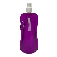 Flasque souple TPU sans BPA de logo personnalisé pour Trail Race Running 500ML Porte-bouteille d'eau pliable étanche Sac à eau pliable