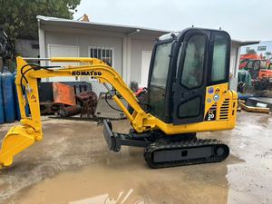 Excavadora de cadenas Komatsu PC20 MR, miniexcavadora amarilla con capacidad de cazo de 0.03m³ - Product Image 2