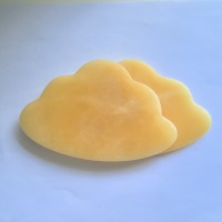 Jade Gua Sha Jaune Guasha Naturel En Forme De Nuage Guasha Pierre Beauté Masseur En Gros Gua Sha Visage Outil Jaune Fleur Gomme