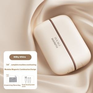 2-in-1 Electric <b>Pocket</b>-Sized Hand <b>Warmers</b> 3 Heat Settings Magnetic Rechargeable USB/Battery-Powered Electronic Gifts for Outdoor - Product Image 4