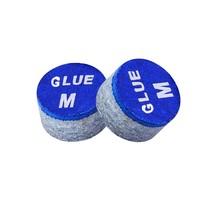 Embouts de queue de billard modernes en cuir bleu 11 mm, remplacement pour queue de billard