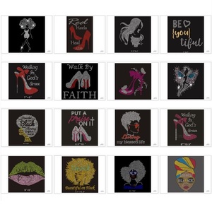 موتیف أحجار الراين بالحرارة، كريستال ولؤلؤ، تصميم لاصق بالكي للفساتين والأوشحة والسراويل - Product Image 6