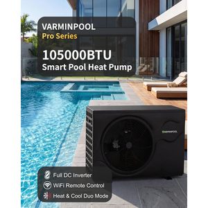 Bomba de Calor para Piscina Varminpool con Inversor de 105000 Btu, Calentador Eléctrico para Piscinas Elevadas y Enterradas con Control por Aplicación - Product Image 2