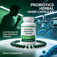 Capsules dures de probiotiques à haute concentration en UFC, supplément de matières premières de souches probiotiques standardisées