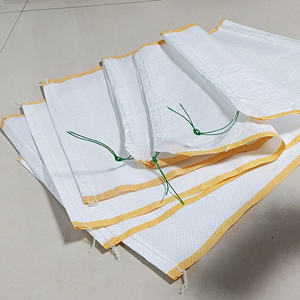 Sac tissé en polypropylène blanc vide de 50 kg, refermable, pour albums et vinyles, sacs de sable en polypropylène tissé - Product Image 6