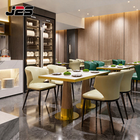 Meubles en bois pour hôtel, restaurant commercial, ensembles de tables et de chaises, chaises rembourrées, projets de design d'intérieur d'hôtel sur mesure