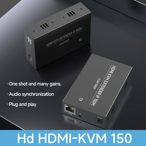 Extension HDMI-KVM 150m H.264 sur IP avec Extension IR, Un-vers-Plusieurs, Échange Fusionnable, Répartiteurs et Convertisseurs Vidéo - Product Image 1