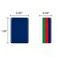 2026 Modernes Luxus-Mahjong-Set im amerikanischen Stil – Originaldesign Fußball-Edition aus Acryl, faltbar, umweltfreundlich, langlebig für USA-Fans, Großhandel