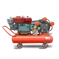 Compresseur d'air mobile diesel à vis neuf 3,5 m³/min 7 bars pour l'exploitation minière MDW-W3128, lubrification sans huile, fonctionnement silencieux