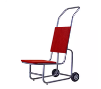 Chaise de transport pour décoration de mariage, chariot à roulettes portable pour déplacer les scènes d'événements, les plateformes et les équipements de cérémonie