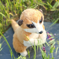 Peluche Lémur aux Grands Yeux, Jouet en Peluche à Longue Queue, Poupée de la Forêt et du Zoo