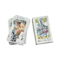 Cartes de tarot imprimées offset avec design entièrement personnalisé, jeux de cartes d'affirmation sur carton