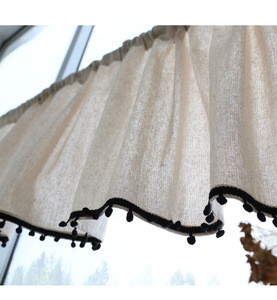 Demi-<span class=keywords><strong>rideau</strong></span> de porte japonais Hôtel Café Appartement Mur Salle de bain <span class=keywords><strong>Baie</strong></span> <span class=keywords><strong>vitrée</strong></span> Cuisine suspendue Couleur unie <span class=keywords><strong>Rideau</strong></span> court occultant - Product Image 4