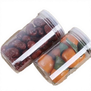 Eco-Friendly Large 1kg/1000ml PET <b>Plastic</b> <b>Jars</b> with Easy Open Screw Lids for Snack Pet Food Dessert Cake Preserved Fruit Storage - Product Image 3