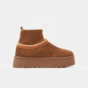 Bottes d'hiver pour femmes YL-26262, doublées de fourrure thermique, pour usage intérieur/extérieur, ODM/OEM, durables - Product Image 6