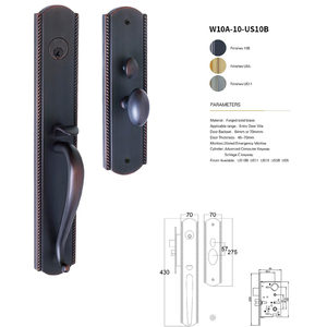 Serrure de porte intérieure en cuivre pur doré pour chambre à coucher, serrure de porte magnétique silencieuse dorée pour la maison, vente en gros - Product Image 3