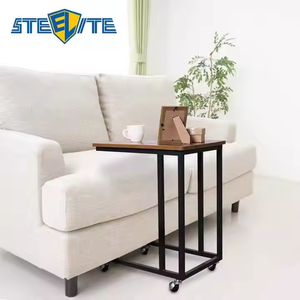 Modern Industrial Style Metal Frame <strong>Foldable</strong> Powder Coated Coffee <strong>Table</strong> for Home Living Room Furniture Slide Sofa <strong>Couch</strong> Bed - Product Image 6