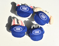 Porte-clés en peluche figurine animalière anthropomorphe mignonne avec chapeau, pendentif breloque mini figurine de collection, cadeau pour jeunes