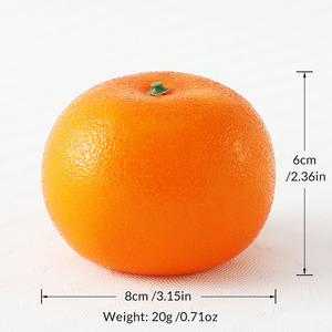 Поддельные фрукты мандарин для украшения реалистичный реквизит для домашнего декора Декоративные искусственные фрукты для демонстрации - Product Image 3