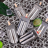Moule à sucettes glacées en acier inoxydable personnalisé Moule à sucettes glacées DIY