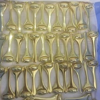 Rouleau de massage facial en métal pour la beauté, outil de massage facial en alliage de zinc, masseur de crème pour les yeux pour salon et spa, vente directe usine