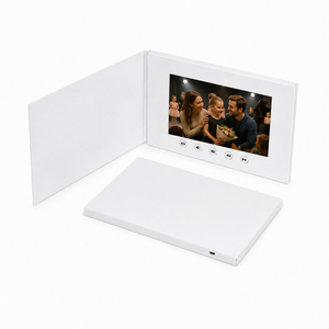 Album <span class=keywords><strong>photo</strong></span> publicitaire portable de 7 pouces, personnalisé, imprimé à la main en sérigraphie, pour artisanat en papier, idéal pour cadeaux et lecteurs vidéo (ODM) - Product Image 6