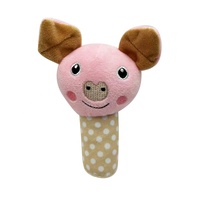 Nouveau chien en peluche résistant aux morsures sonores chien jouet Rose rouge sucette lapin noir et blanc sucette ours chien jouets en peluche