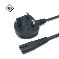 ASTA Kabel C7 Plug Bentuk Universal, Kabel Daya 8 AC Angka Garpu 1M 2 Pin
