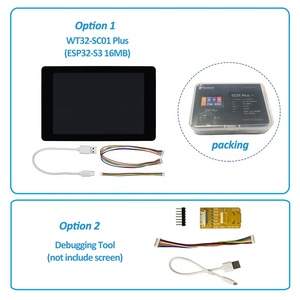 شاشة LCD تعمل باللمس شاشة ذكية 320X480 لوحة MCU لوحة تطوير واجهة مدمجة WiFi-BT WT SC01 - Product Image 4