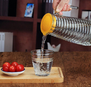<span class=keywords><strong>Carafe</strong></span> à eau quotidienne <span class=keywords><strong>en</strong></span> gros, distributeur de boissons, verrerie, pichet <span class=keywords><strong>en</strong></span> <span class=keywords><strong>verre</strong></span> <span class=keywords><strong>avec</strong></span> <span class=keywords><strong>couvercle</strong></span> et poignée - Product Image 4