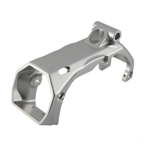 Soporte de Motor de Aluminio Pulido y Acero Inoxidable con Acabado Espejo y Electroerosión por Hilo para Sistemas de Conversión de Bicicletas Eléctricas de Alto Rendimiento