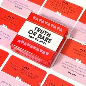 Jeu de cartes personnalisé en anglais « Vrai ou Faux » pour parcs d'attractions avec emballage en boîte couleur - Product Image 3