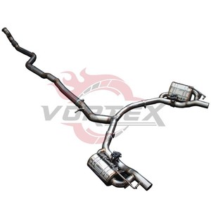 Sistema de escape completo de acero inoxidable Vortex Racing SS304 para Benz AMG GT50 GT53 3.0T, piezas de modificación de sonido. - Product Image 3