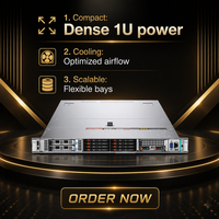 Serveur en rack Dell PowerEdge R670 1U, double processeur Intel Xeon, 6 DDR5, NVMe, virtualisation d'entreprise